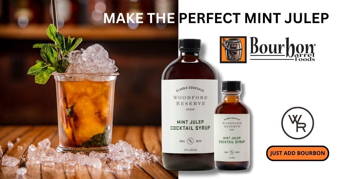 Kentucky Derby Entertaining - Mint Juleps with Mint Julep Syrup